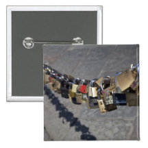 the new tradition of 'locks of love' attached by button