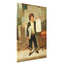 The Newsboy Gallery Wrapped Canvas