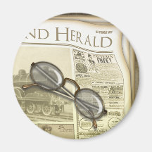 The Newspaper Round Magnets