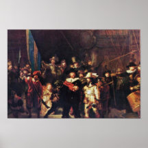 The Night Watch By Rembrandt Harmensz. Van Rijn Poster