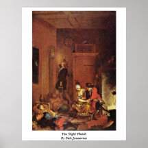 The Night Watch By Zick Januarius Print