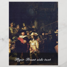 The Night Watch Detail By Rembrandt Harmensz. Van Flyer