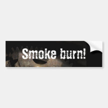 The Official VOD "Smoke Burn!" Bumper Sticker