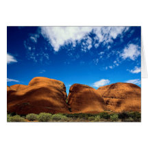 The Olgas, Uluru National Park, Northern Territory Greeting Card