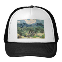 the olive trees,1889, Vincent van Gogh Trucker Hats