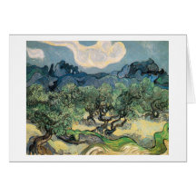 The Olive Trees, Vincent van Gogh Greeting Card