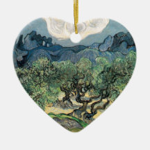 The Olive Trees, Vincent van Gogh Christmas Tree Ornament