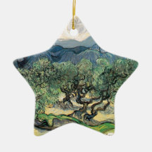 The Olive Trees, Vincent van Gogh Christmas Ornaments