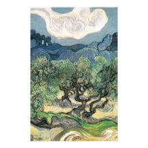 The Olive Trees, Vincent van Gogh Personalized Stationery