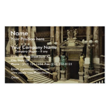 The Opera House, the grand staircase, Paris, Franc Business Card