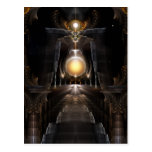 The Orb Of Acrellis Fractal Art Post Card