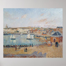 The Outer Harbour at Dieppe, 1902 Poster