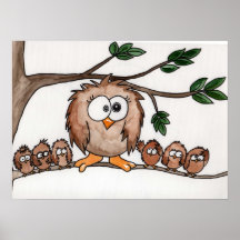 The Owl Family Poster