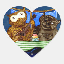 The Owl & The Pussycat Sticker