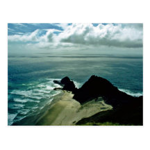 The Pacific Ocean Meets The Tasman Sea Post Cards