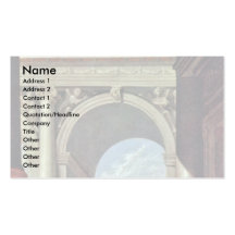 The Parable Of The Prodigal Son By Fetti Domenico Business Card Template