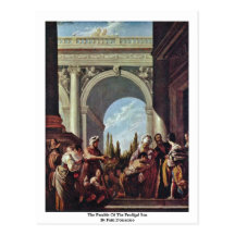 The Parable Of The Prodigal Son By Fetti Domenico Post Card
