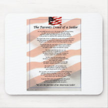 The Parents Creed of a Sailor Mouse Pads