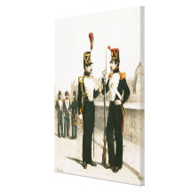 The Parisian Municipale Guard Canvas Print