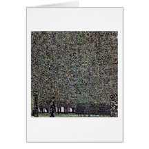 The Park By Gustav Klimt Card