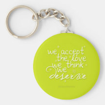 The Perks "Love" Keychain