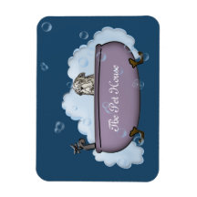 The Pet House Vinyl Magnet