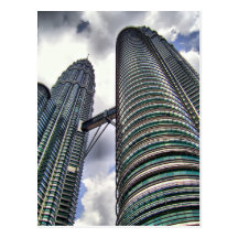 The Petronas Twins Post Card