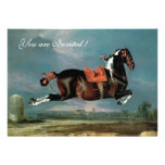 The Piebald Horse "Cehero' Rearing Custom Invites
