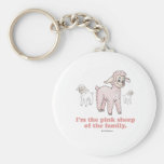 THE PINK SHEEP KEY CHAINS