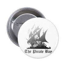 The Pirate Bay Grey To Black Button