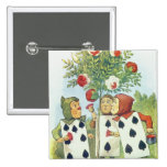 The Playing Cards Painting the Rose Bush Pins