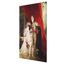 The Prince Regent, later George IV Gallery Wrapped Canvas