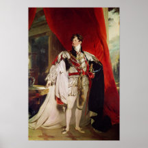 The Prince Regent, later George IV Print