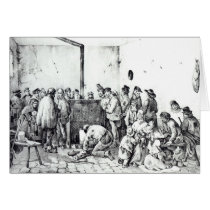 The Public Warming Room in Paris, 1840 cards