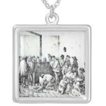 The Public Warming Room in Paris, 1840 necklaces
