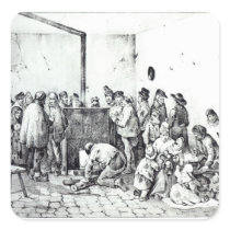 The Public Warming Room in Paris, 1840 stickers