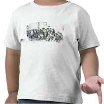 The Public Warming Room in Paris, 1840 t-shirts