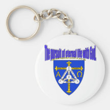 The pursuit of eternal life with God Keychain