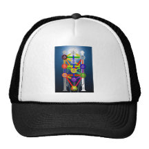 The Qabalistic Tree of Life Structure Diagram Hat