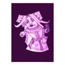 The Queen by Lewis Carroll Personalized Invitation