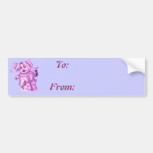 The Queen by Lewis Carroll Purple Tint Bumper Stickers