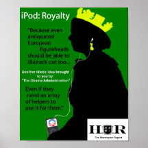The Queen's iPod Posters