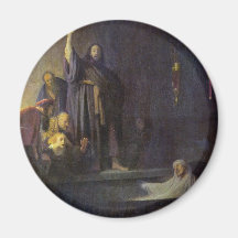 The Raising Of Lazarus. By Rembrandt Van Rijn Magnet