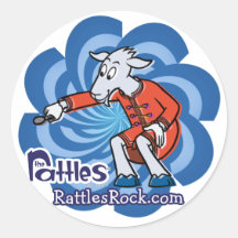 The Rattles "Gus" Stickers