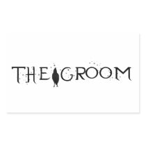The Raven Groom Rectangle Sticker