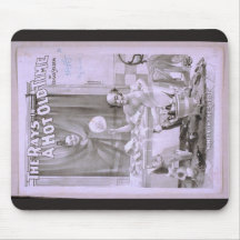 The Rays in A Hot old Time, 'Ninety in the Shade' Mouse Mat