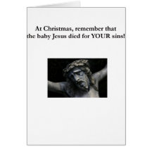 The real meaning of Christmas Greeting Card