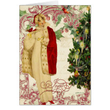 The Red Christmas Coat Holiday Cards