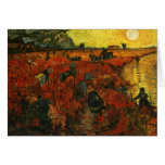 The Red Vineyard at Arles Greeting Cards