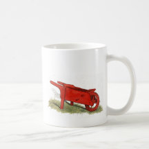The Red Wheelbarrow Coffee Mugs